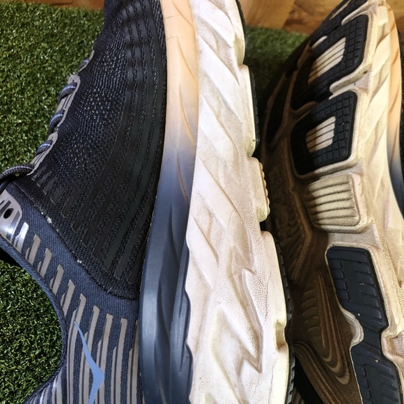 Hoka One One Bondi 6 Blue Lace Up Athletic Running Shoes Women’s 6.5 Wide - Picture 6 of 10